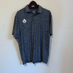 Toronto Maple Leafs Blue Golf Shirt